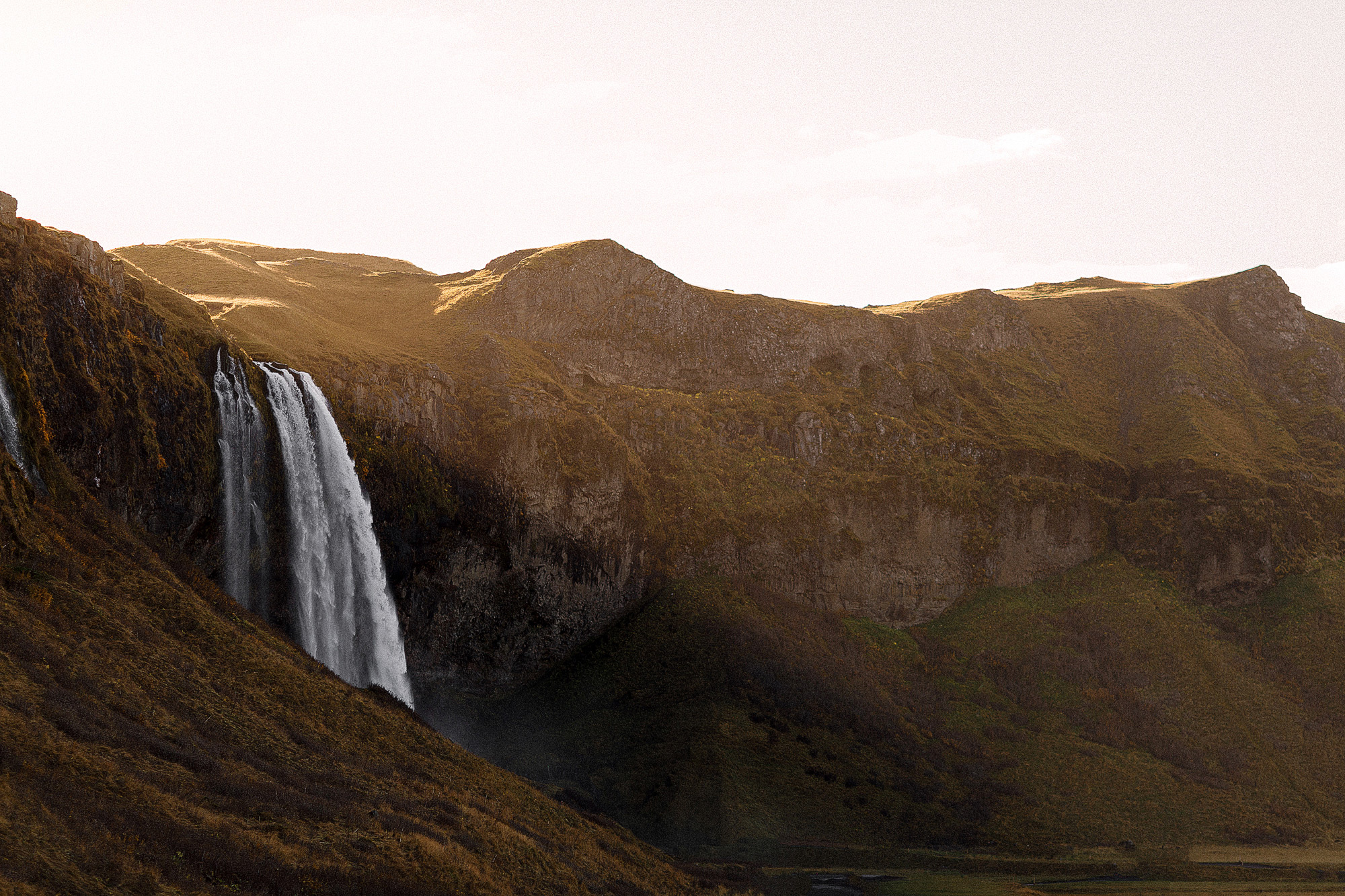 Seljalandsfoss waterfall wedding photos