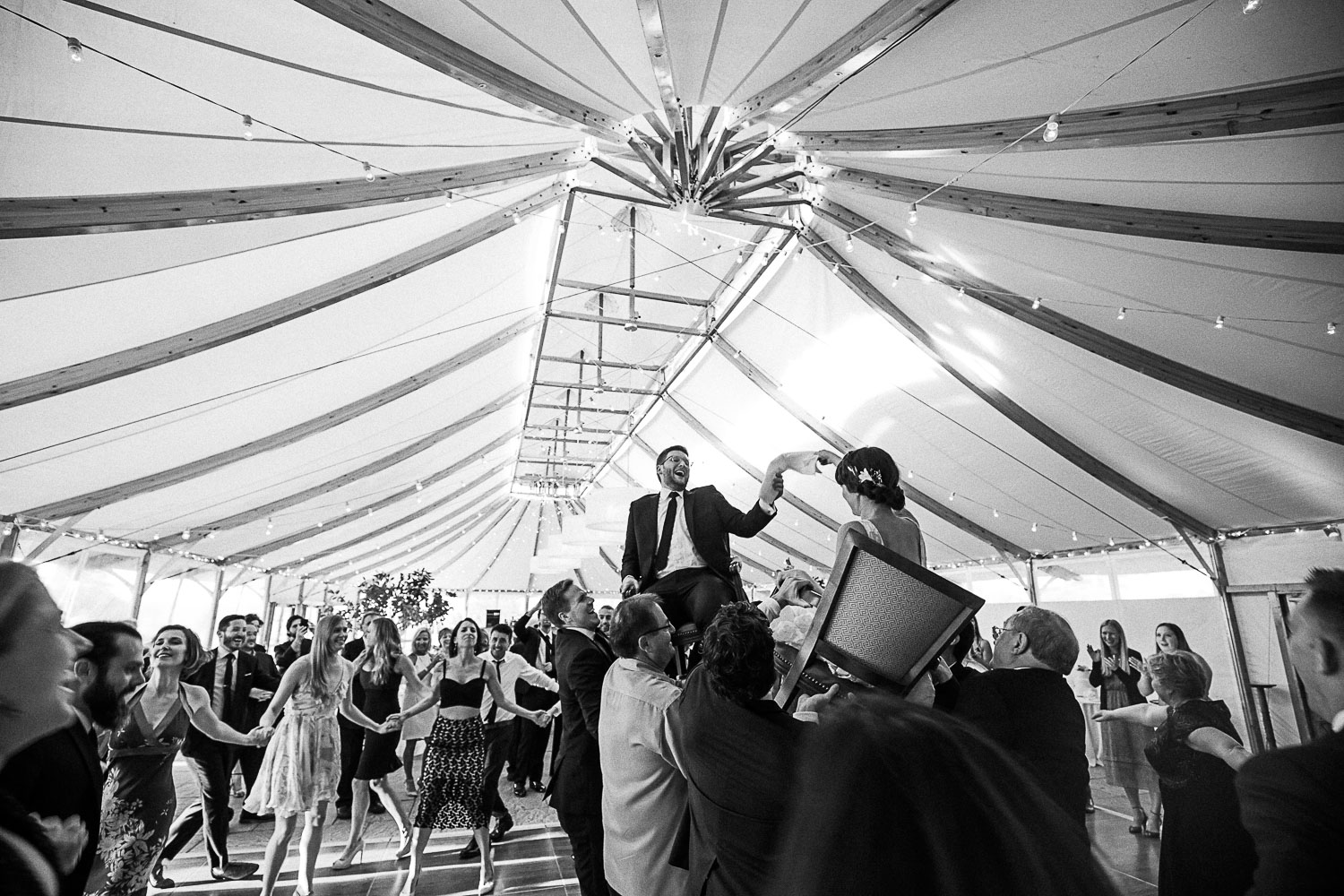 Castle Hill Inn wedding reception photos