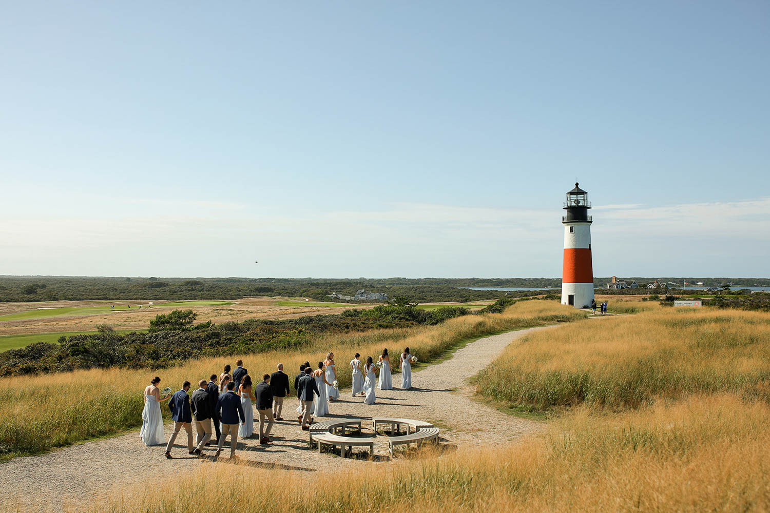 Sankaty Head Light wedding photos