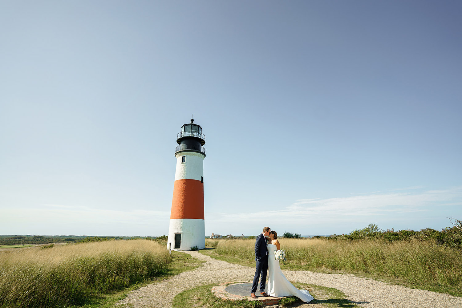 Wedding photos at Wedding photos at Sankaty Head Light