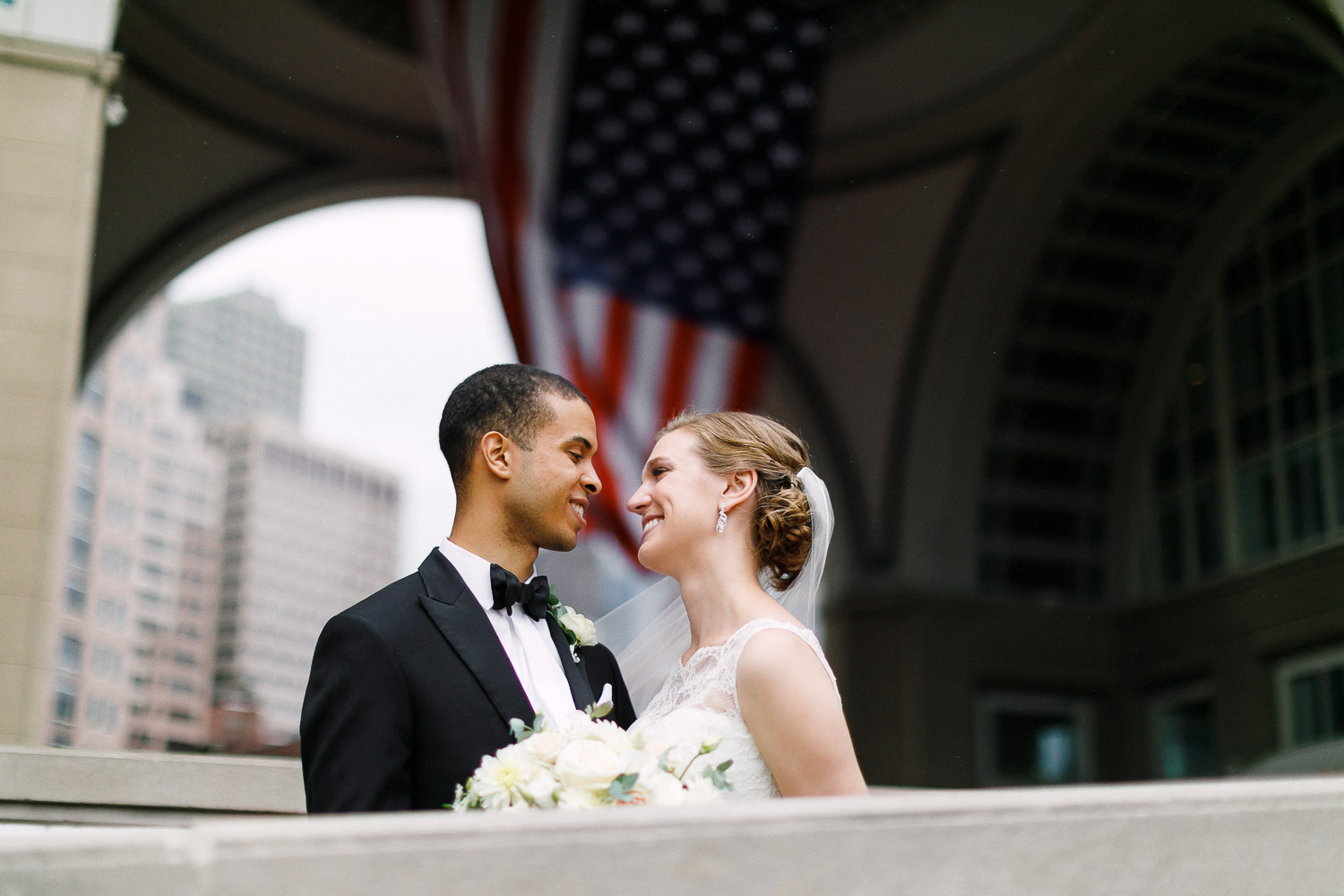 Boston Harbor hotel wedding photos