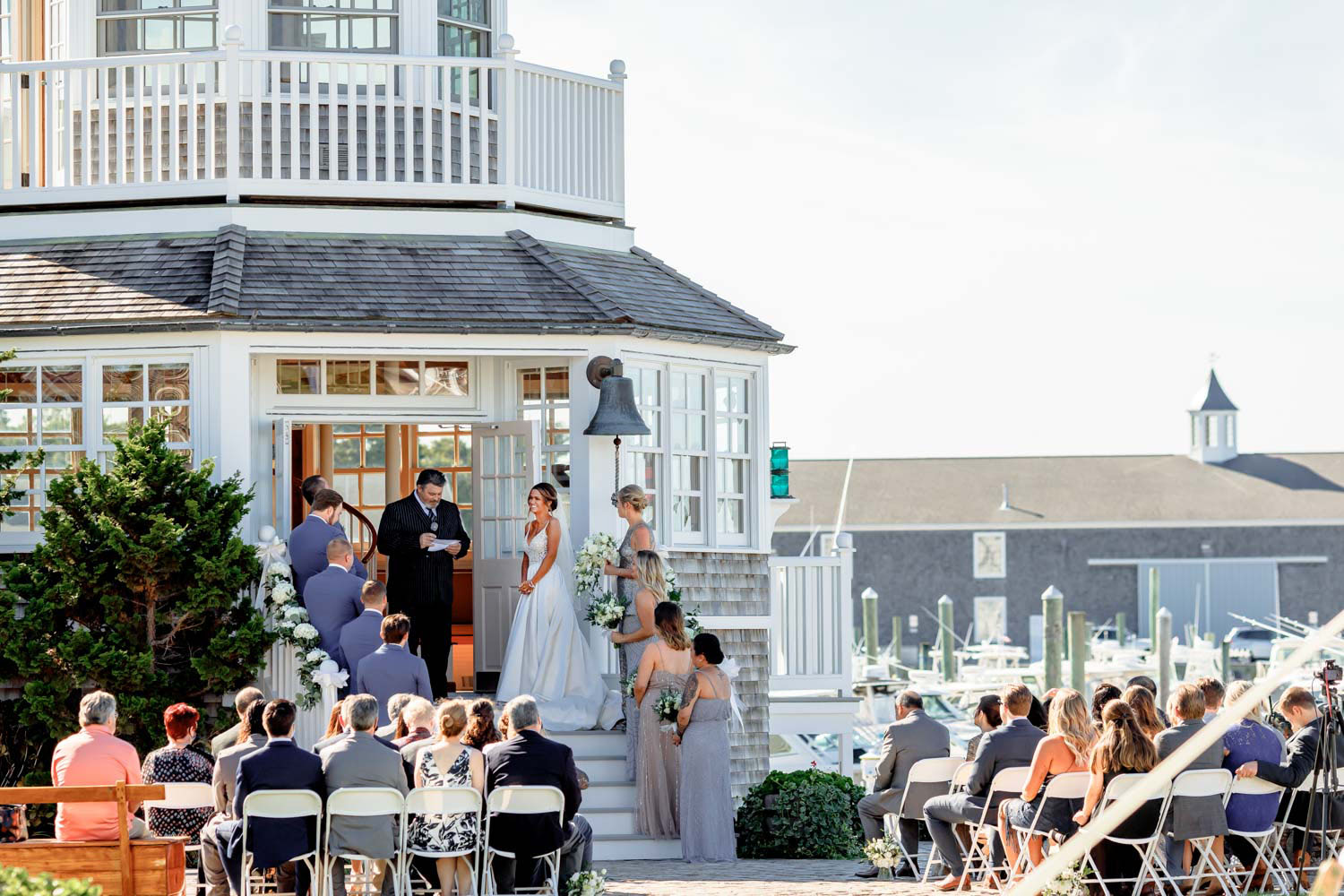 Nauticus Marina wedding ceremony