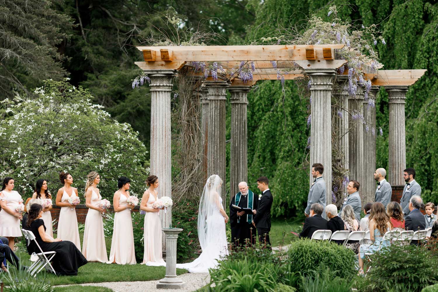 Glen Magna Farms wedding ceremony