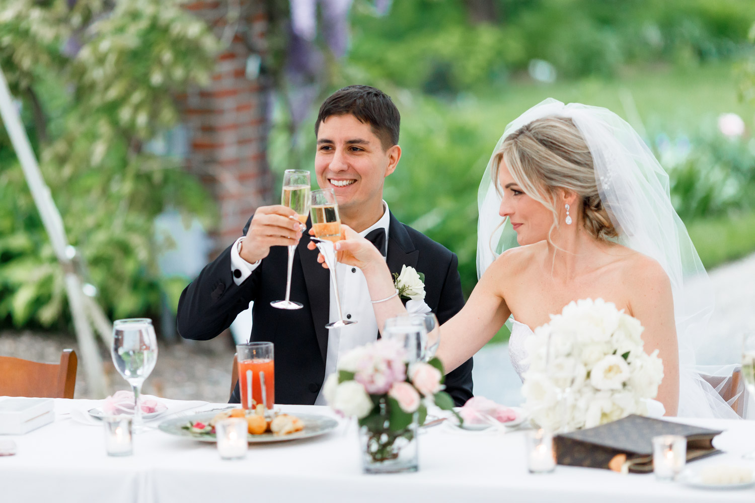 Glen Magna Farms Wedding reception photos
