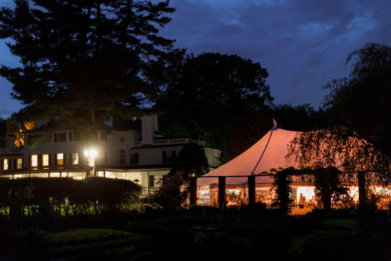 Glen Magna Farms Wedding reception